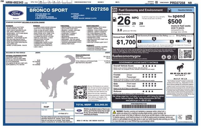 ford bronco sport 2023 3FMCR9B68PRD27258 image ford bronco sport 2023 3FMCR9B68PRD27258 image